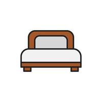 bed for website graphic resource, presentation, symbol vector