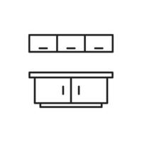 cupboard wardrobe for website graphic resource, presentation, symbol vector