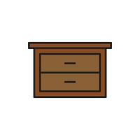 cupboard wardrobe for website graphic resource, presentation, symbol vector