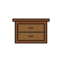 cupboard wardrobe for website graphic resource, presentation, symbol vector