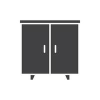 cupboard wardrobe for website graphic resource, presentation, symbol vector