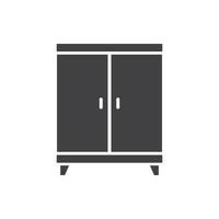 cupboard wardrobe for website graphic resource, presentation, symbol vector