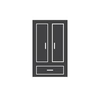 cupboard wardrobe for website graphic resource, presentation, symbol vector