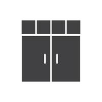 cupboard wardrobe for website graphic resource, presentation, symbol vector