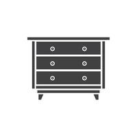 cupboard wardrobe for website graphic resource, presentation, symbol vector