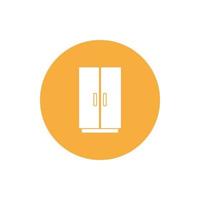cupboard wardrobe for website graphic resource, presentation, symbol vector