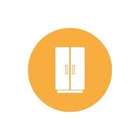 cupboard wardrobe for website graphic resource, presentation, symbol vector