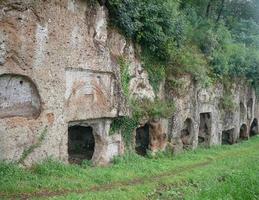 Etruscan tombs in Sutri photo