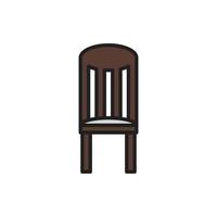 chair for website graphic resource, presentation, symbol vector