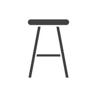 silla de madera para recursos gráficos de sitios web, presentación, símbolo vector