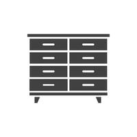 cupboard wardrobe for website graphic resource, presentation, symbol vector