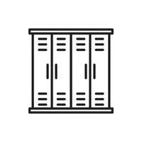 locker for website graphic resource, presentation, symbol vector