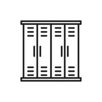 locker for website graphic resource, presentation, symbol vector