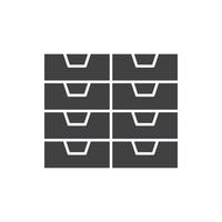cupboard wardrobe for website graphic resource, presentation, symbol vector