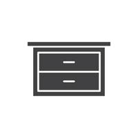 cupboard wardrobe for website graphic resource, presentation, symbol vector