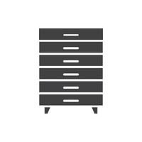 cupboard wardrobe for website graphic resource, presentation, symbol vector