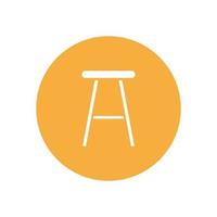 chair for website graphic resource, presentation, symbol vector