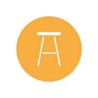 chair for website graphic resource, presentation, symbol vector