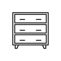 cupboard wardrobe for website graphic resource, presentation, symbol vector