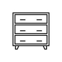 cupboard wardrobe for website graphic resource, presentation, symbol vector