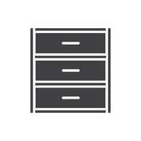 cupboard wardrobe for website graphic resource, presentation, symbol vector