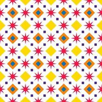vintage geometric repeated pattern vector