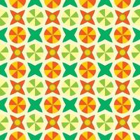 vintage geometric repeated pattern vector