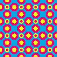 vintage geometric repeated pattern vector