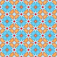 vintage geometric repeated pattern vector