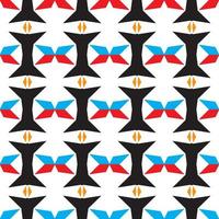 abstract geometric pattern with vintage style vector