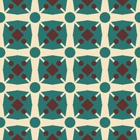 abstract geometric pattern with vintage style vector
