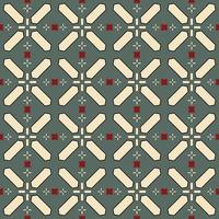 abstract geometric pattern with vintage style vector