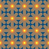 abstract Geometric seamless Pattern from unique shape.can use for wallpaper,gift wraping or background vector