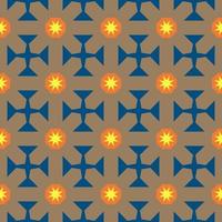 abstract Geometric seamless Pattern from unique shape.can use for wallpaper,gift wraping or background vector