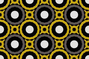 seamless fabric pattern with vintage style vector
