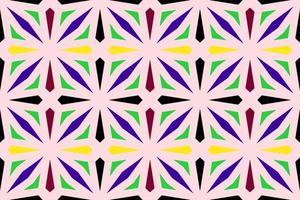 seamless fabric pattern with vintage style vector
