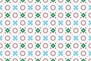 seamless fabric pattern with vintage style vector