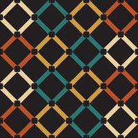 abstract geometric pattern with vintage style vector