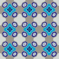 vintage geometric repeated pattern vector
