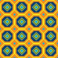 vintage geometric repeated pattern vector