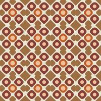 abstract geometric pattern with vintage style vector