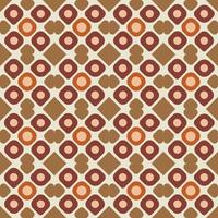 abstract geometric pattern with vintage style vector