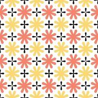 abstract Geometric seamless Pattern from unique shape.can use for wallpaper,gift wraping or background vector