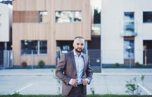 professional young realtor in suit photo