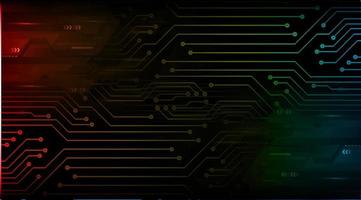 cyber circuit future technology concept background vector