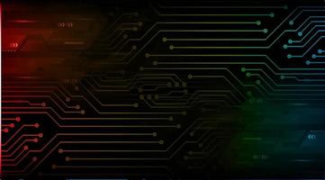 cyber circuit future technology concept background vector