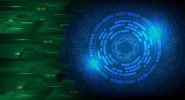 eye cyber circuit future technology concept background vector