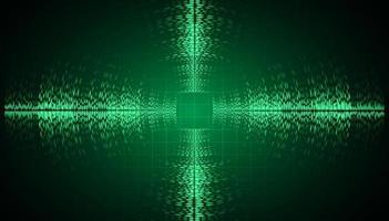 Sound waves oscillating dark light vector