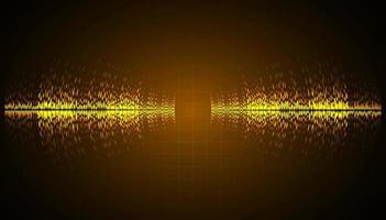 Sound waves oscillating dark light vector