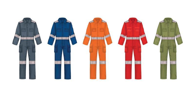 Overall Uniform Realistic Set